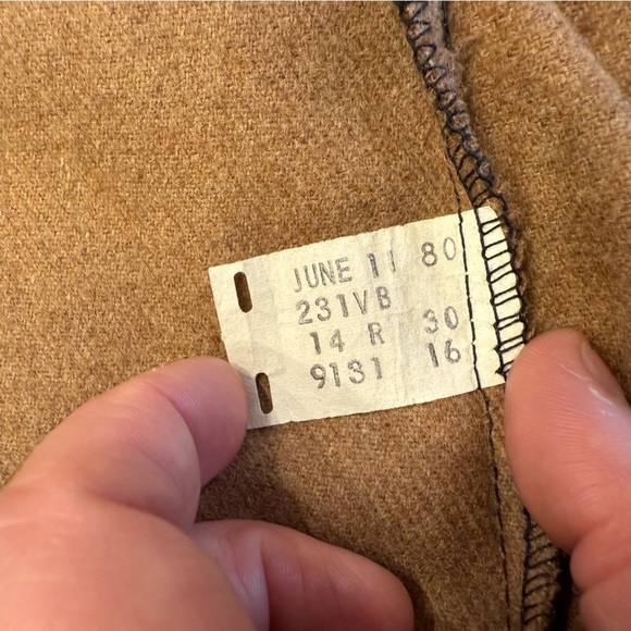 Vintage London Fog Lined Trench Coat Black Tan Sz 14 2X Capsule Old Money Wool - Picture 14 of 16